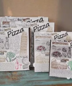 Κουτιά Πίτσας 100 Τεμάχια – Συσκευασία και Περιγραφή