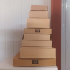 Κουτιά ψητοπωλείο - grill boxes aluminium cladding 10kilo pack size 29x17.5x8