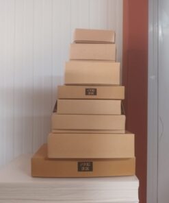 Κουτιά ψητοπωλείο - grill boxes aluminium cladding 10kilo pack size 29x17.5x8