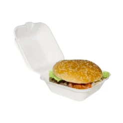 Κουτιά Φαγητού από Ζαχαροκάλαμο 15.5x15.5x8cm – 50τμχ | Sugarcane Food Box Cyprus