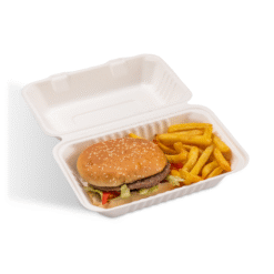 Κουτιά Φαγητού από Ζαχαροκάλαμο 23x15.5x9cm – 50τμχ | Sugarcane Food Box