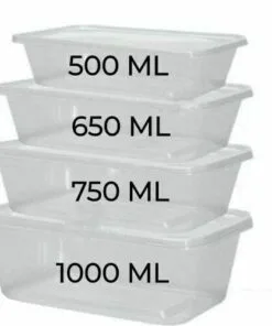 Δοχεία τροφίμων φούρνου μικροκυμάτων με καπάκι - microwave food containers with lids από 500cc έως 1000cc.
