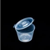 Σκεύος για Σως – Διαφανές με Ενσωματωμένο Καπάκι (60ml, 120ml, 180ml) Κύπρος