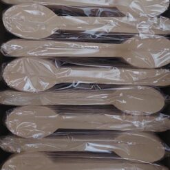 🥄 Ξύλινα Κουταλάκια 16 cm – Συσκευασία 100 τεμαχίων