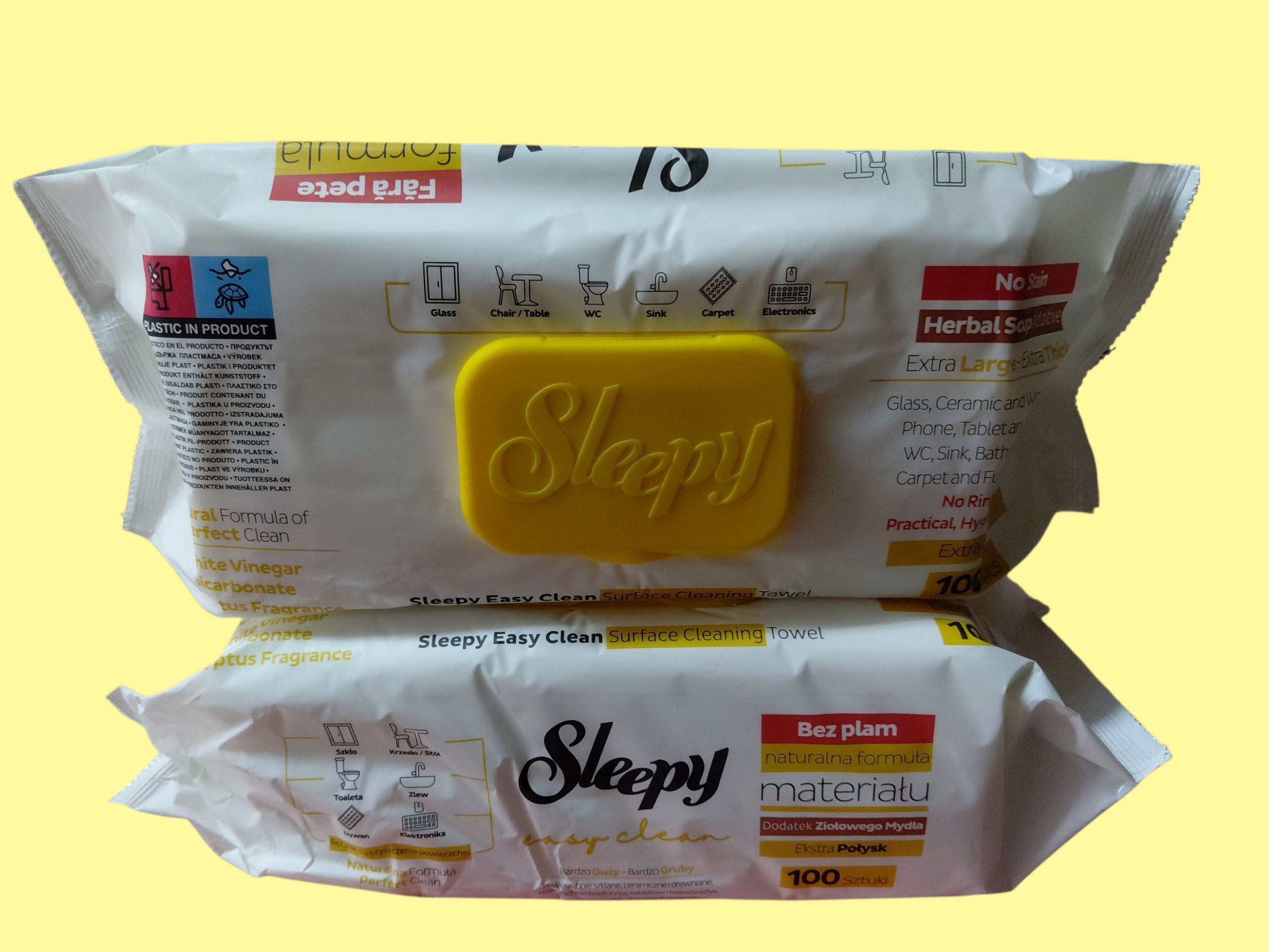 Αντισηπτικά Μαντηλάκια Herbal Soal 100τεμ | Antiseptic Surface Wipes 100pcs – Nicochem Trading Ltd - Image 2