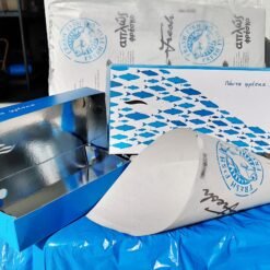 Alternative view of Xarti Peritiligmatos Ixthiopoliou 35x50 & 45x60 | Food Wrapping Paper