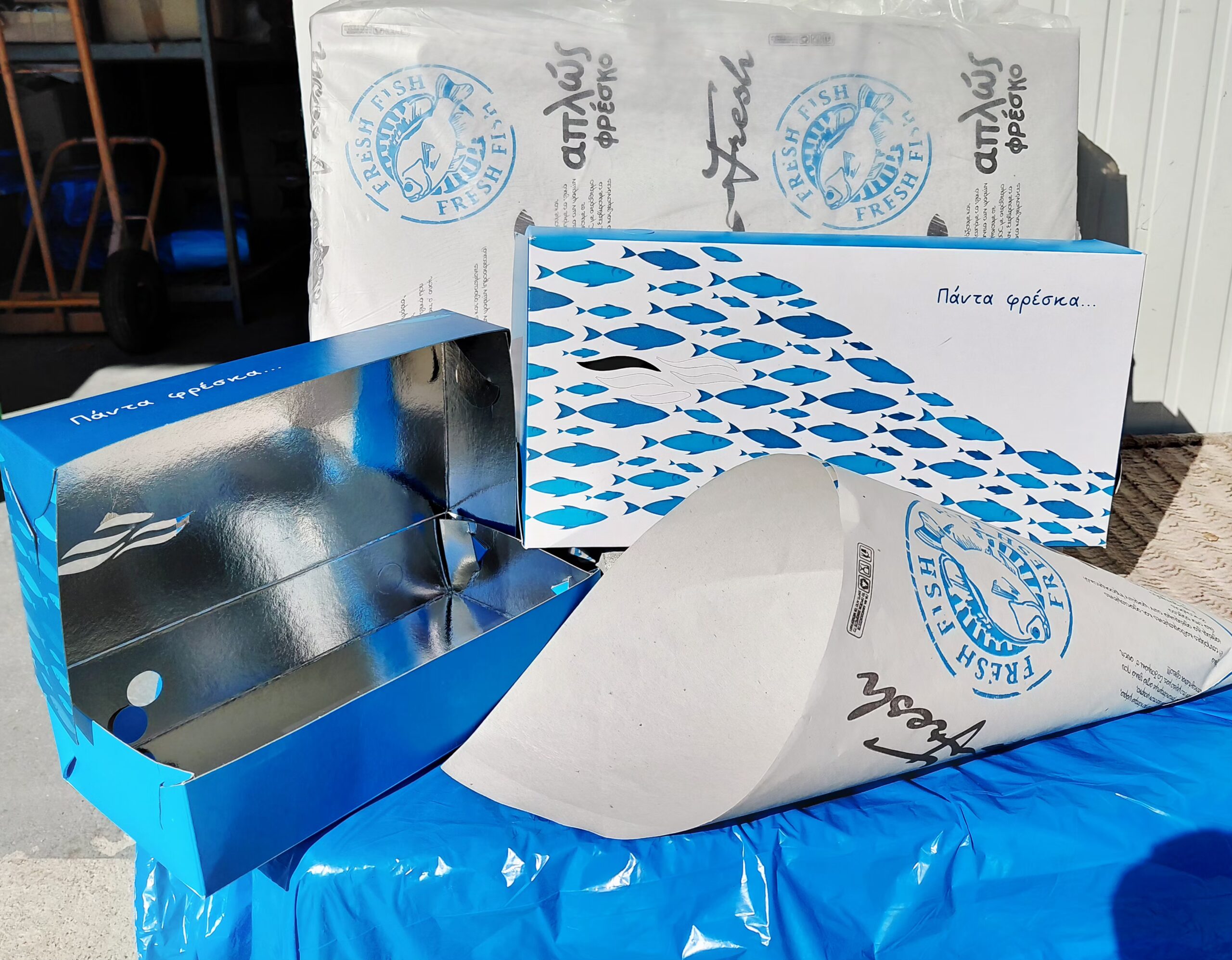 Xarti Peritiligmatos Ixthiopoliou 35x50 & 45x60 | Food Wrapping Paper