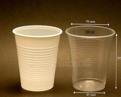 Ποτήρια Νερού Πλαστικά 200ml – Συσκευασία 50 Τεμαχίων