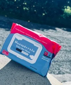 Baby Wipes) Chamomile 100pcs | Απαλά Μωρομάντηλα Χαμομήλι – Nicochem Κύπρος