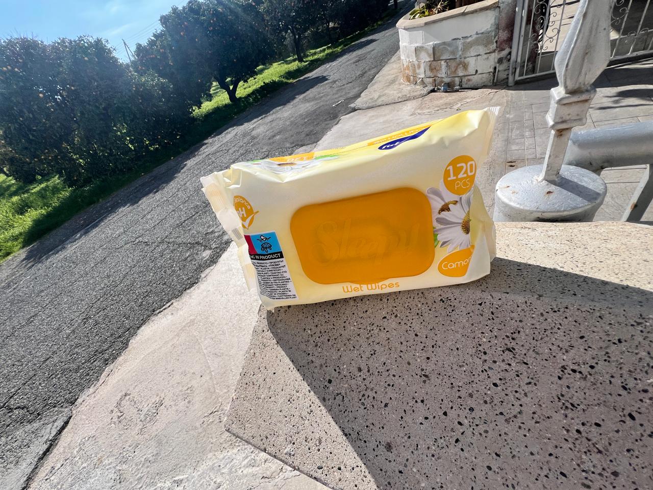 Μωρομάντηλα Χαμομήλι 120τμχ